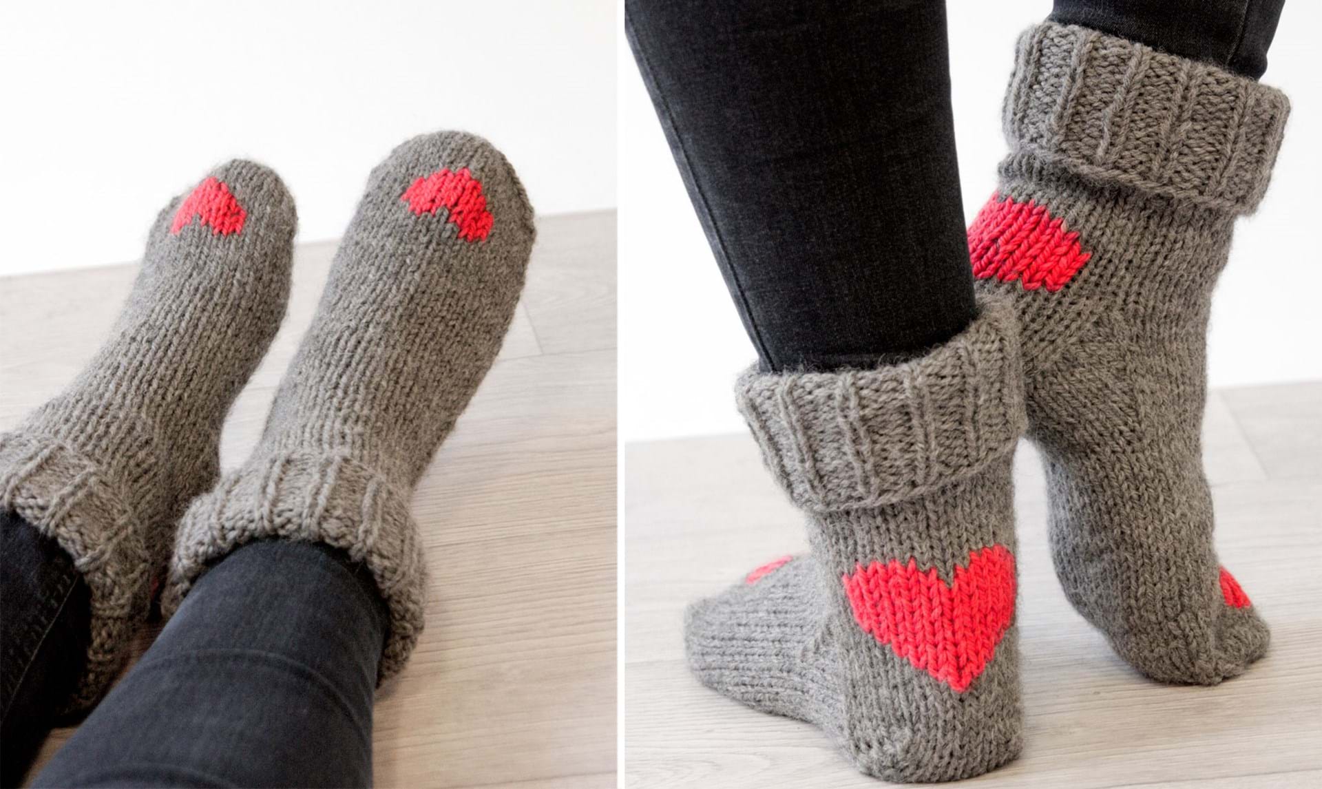 selv: Dejlige sokker med hjerter her - ALT.dk